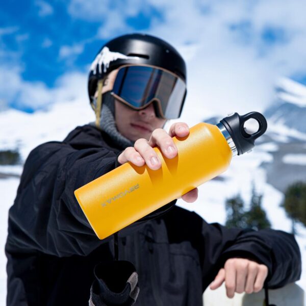 Insulated Outdoor Water Bottle – 304 Steel, No-Screw Lid for Easy Use | Revomax - 图片 4