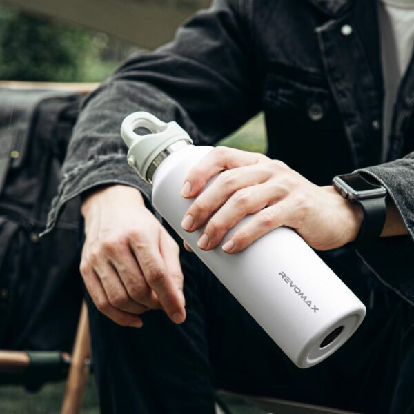 Insulated Outdoor Water Bottle – 304 Steel, No-Screw Lid for Easy Use | Revomax - 图片 3